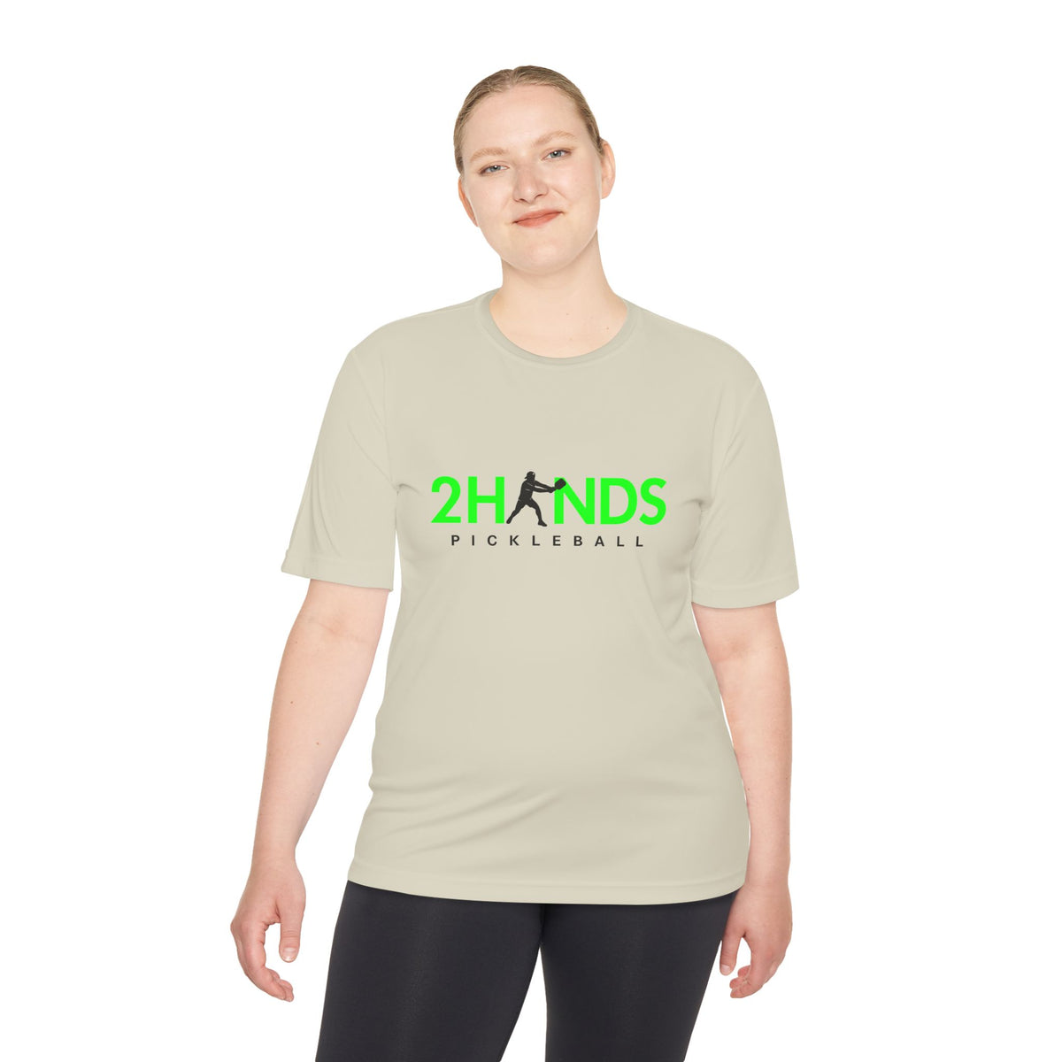 2Hands Pickleball Short Sleeve Performance Tee | Light Color Options | Lightweight Moisture-Wicking Pickleball Shirt