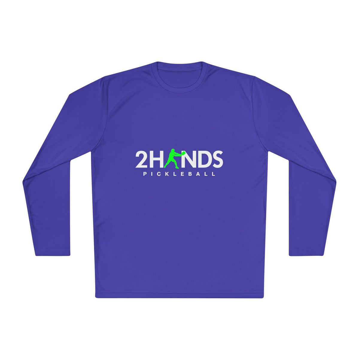 2Hands Pickleball Long Sleeve Performance Tee| Dark Color Options | Lightweight Moisture-Wicking Pickleball Long Sleeve Shirt