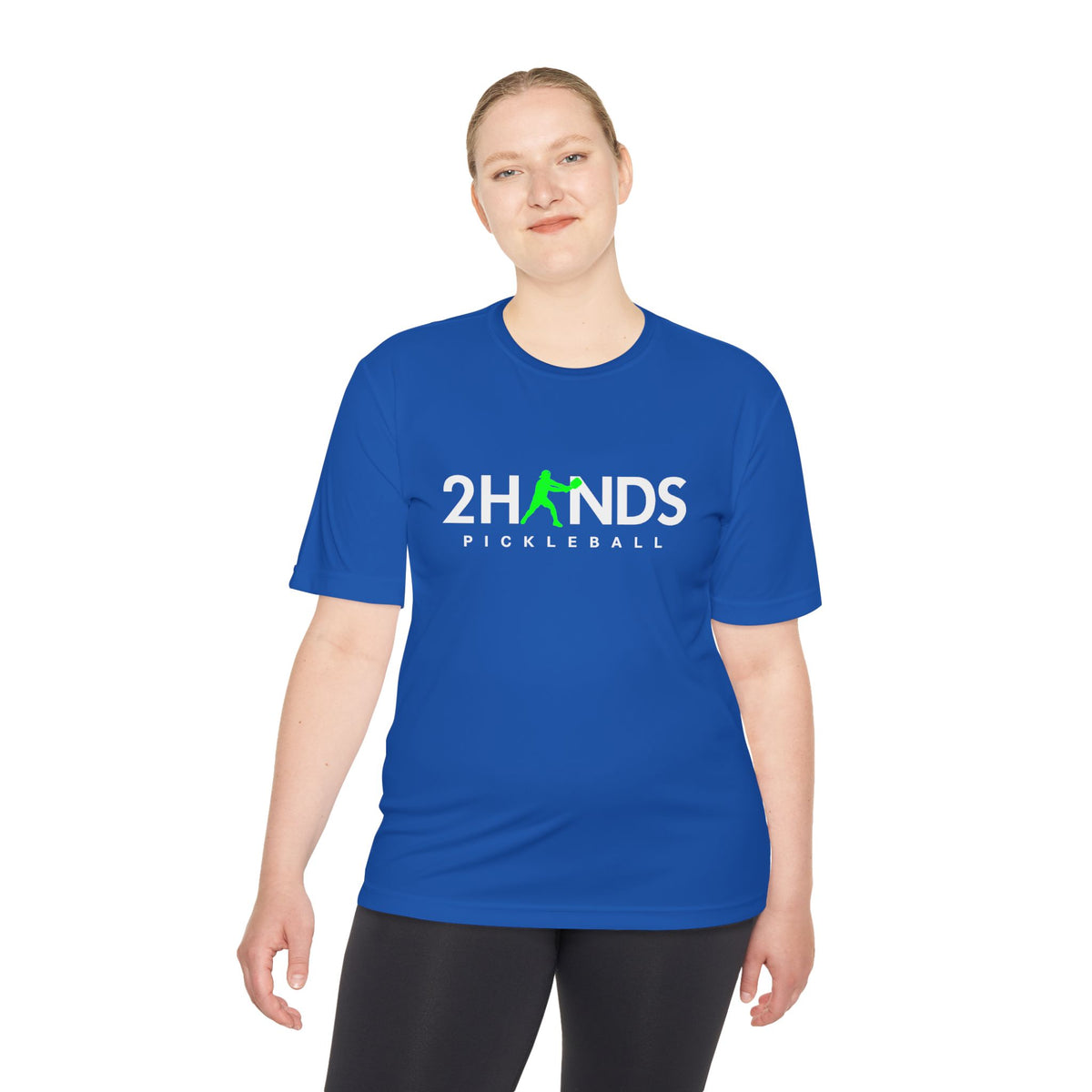 2Hands Pickleball Performance Tee, Red Color Options | Lightweight Moisture-Wicking Pickleball Shirt