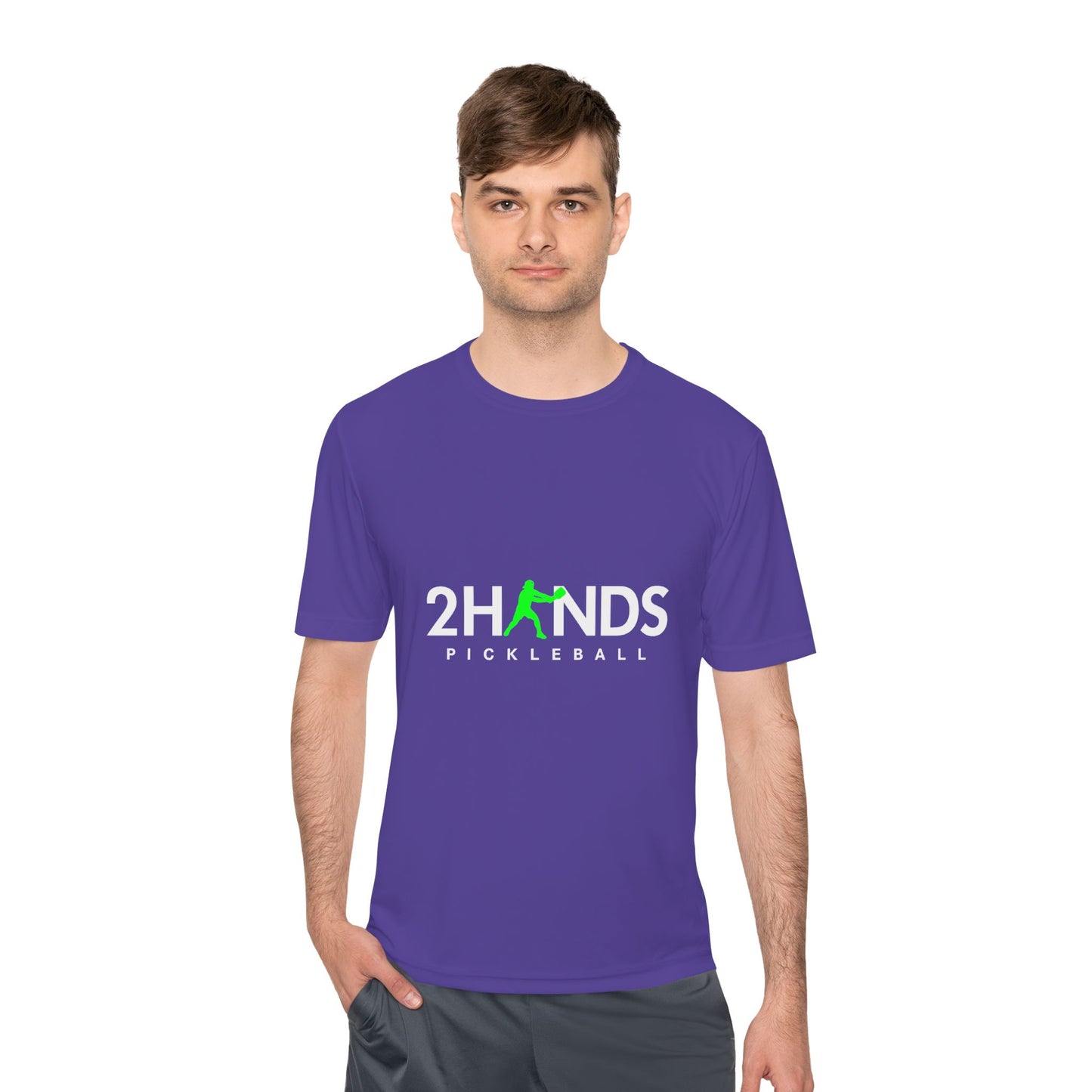 2Hands Pickleball Performance Tee | Lightweight Moisture-Wicking Pickleball Shirt for Men & Women