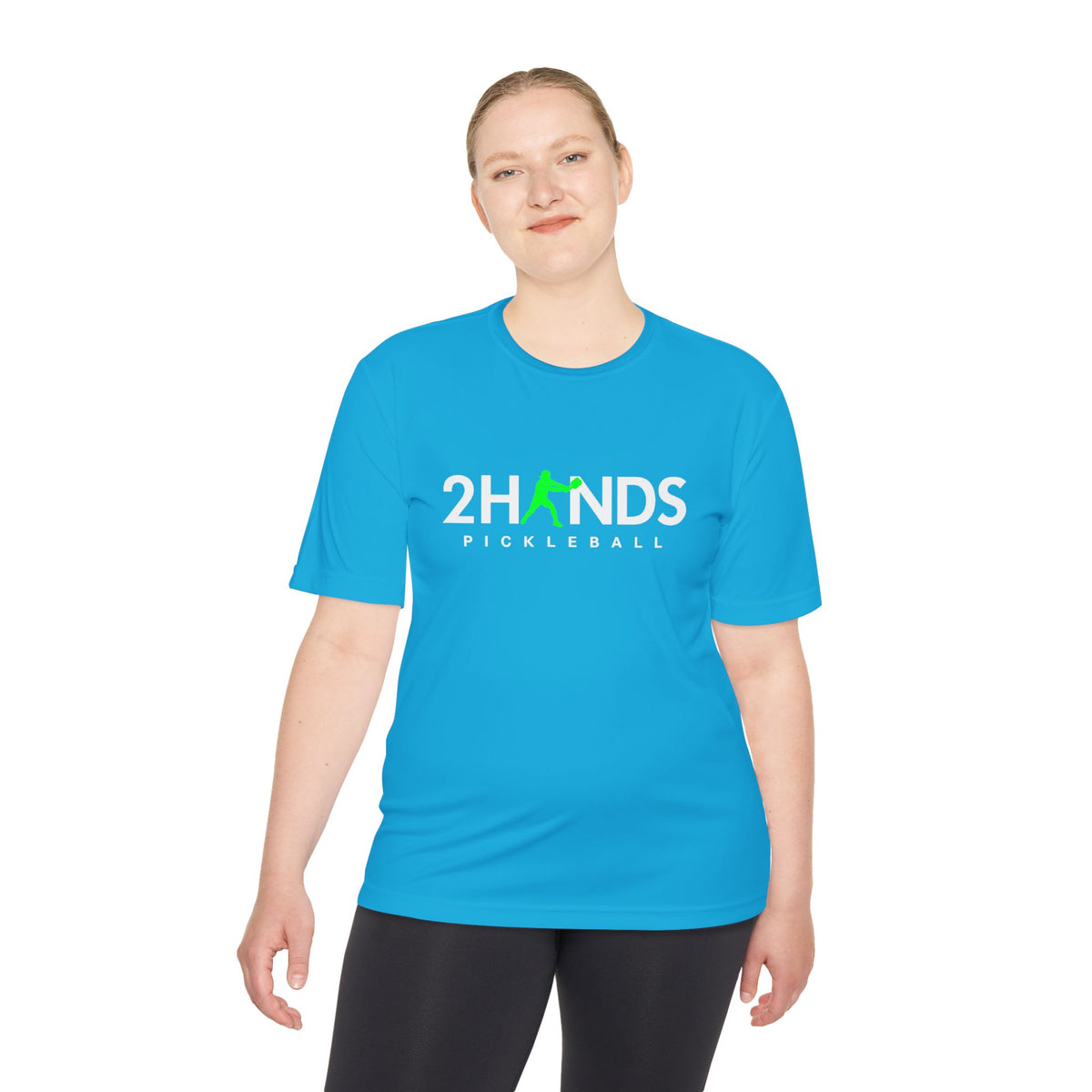 2Hands Pickleball Performance Tee, Red Color Options | Lightweight Moisture-Wicking Pickleball Shirt