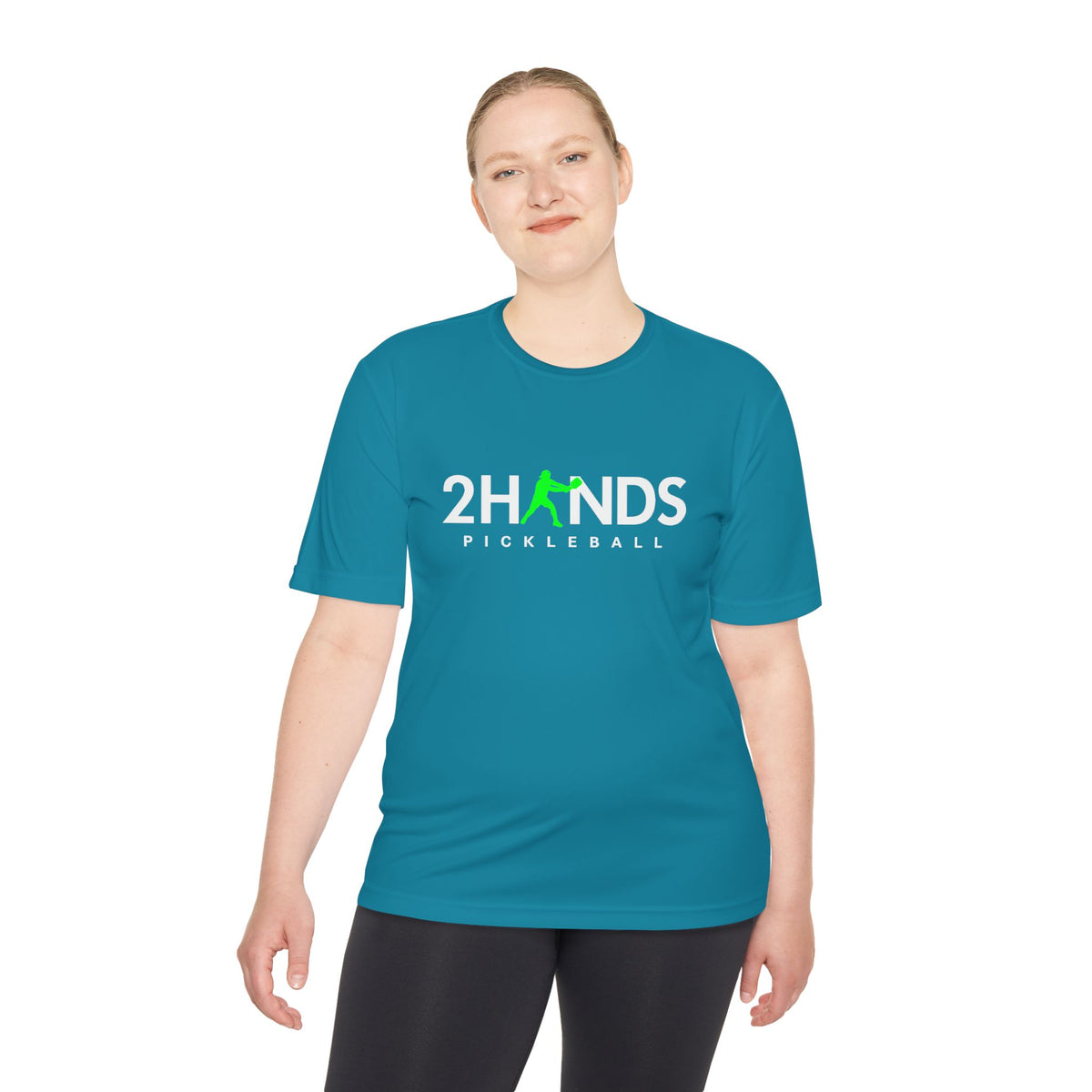 2Hands Pickleball Performance Tee, Red Color Options | Lightweight Moisture-Wicking Pickleball Shirt