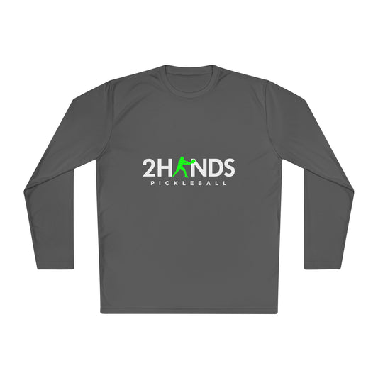 2Hands Pickleball Long Sleeve Performance Tee | Lightweight Moisture-Wicking Pickleball Long Sleeve Shirt for Men & Women