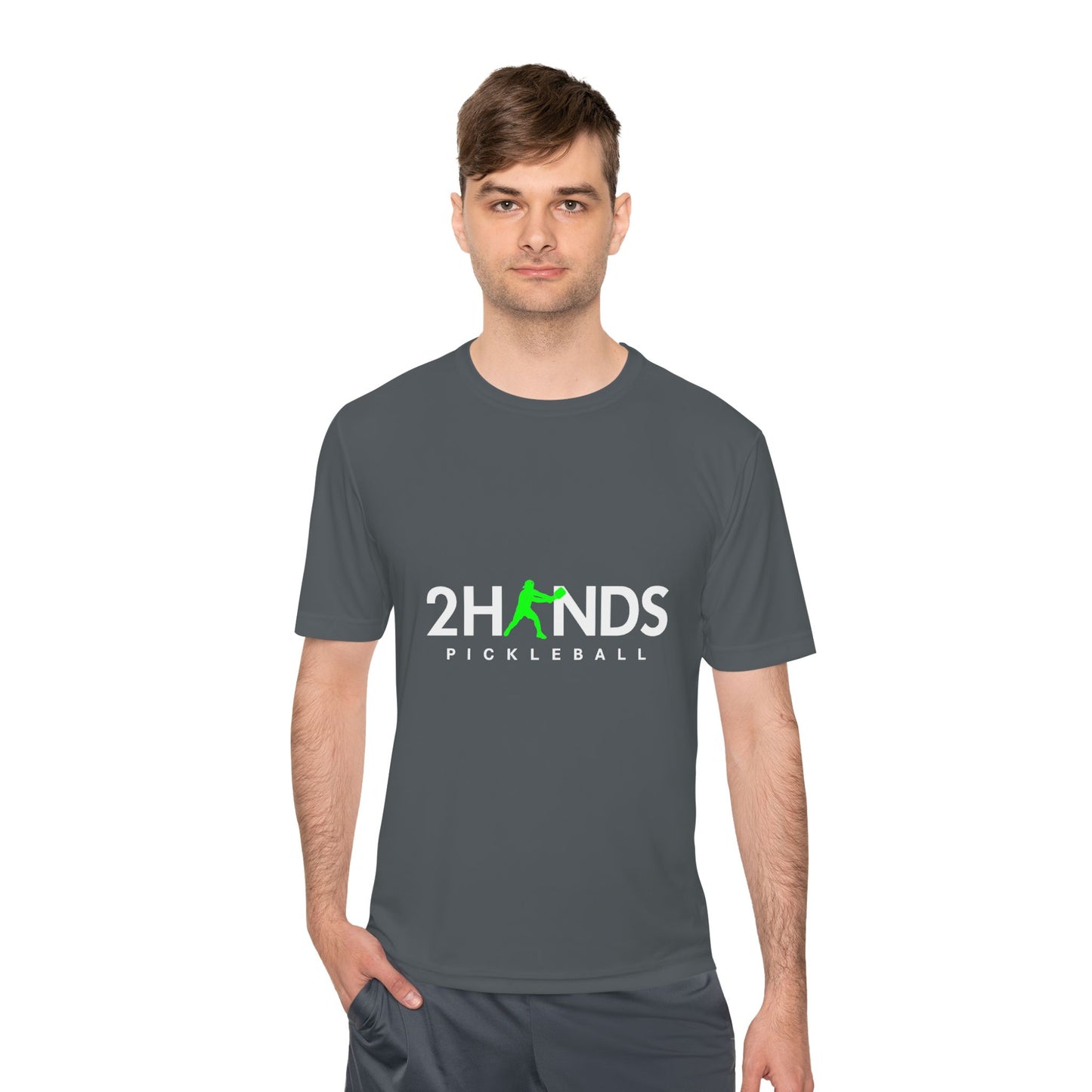 2Hands Pickleball Performance Tee | Lightweight Moisture-Wicking Pickleball Shirt for Men & Women