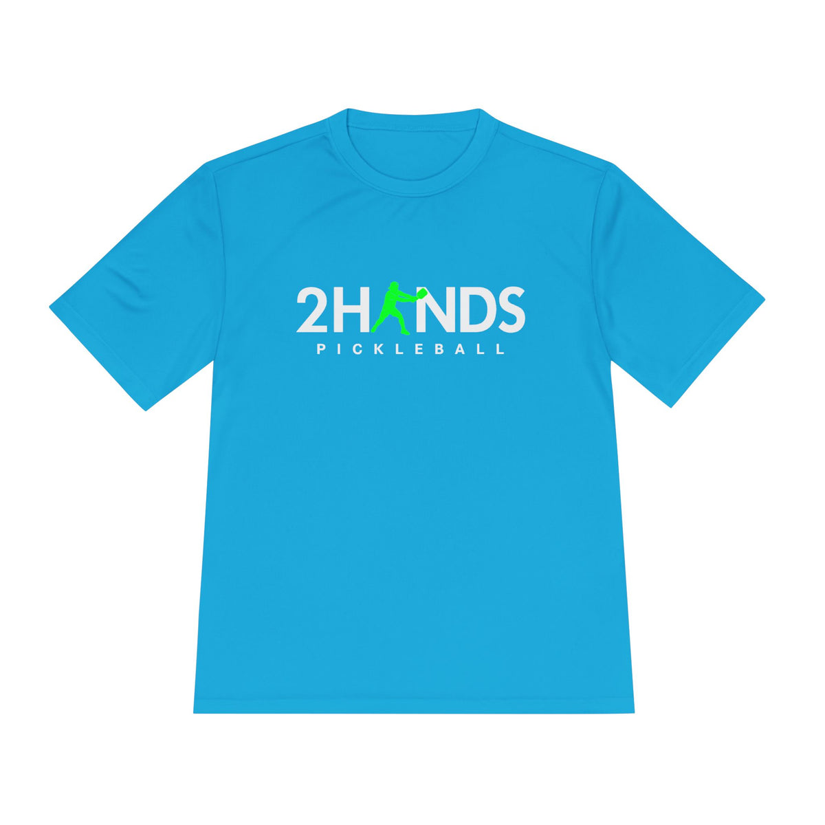 2Hands Pickleball Performance Tee, Red Color Options | Lightweight Moisture-Wicking Pickleball Shirt