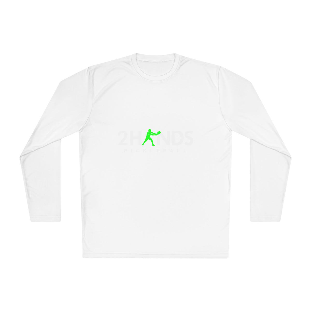 2Hands Pickleball Long Sleeve Performance Tee, Purple