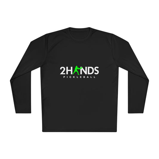 2Hands Pickleball Long Sleeve Performance Tee | Lightweight Moisture-Wicking Pickleball Long Sleeve Shirt for Men & Women