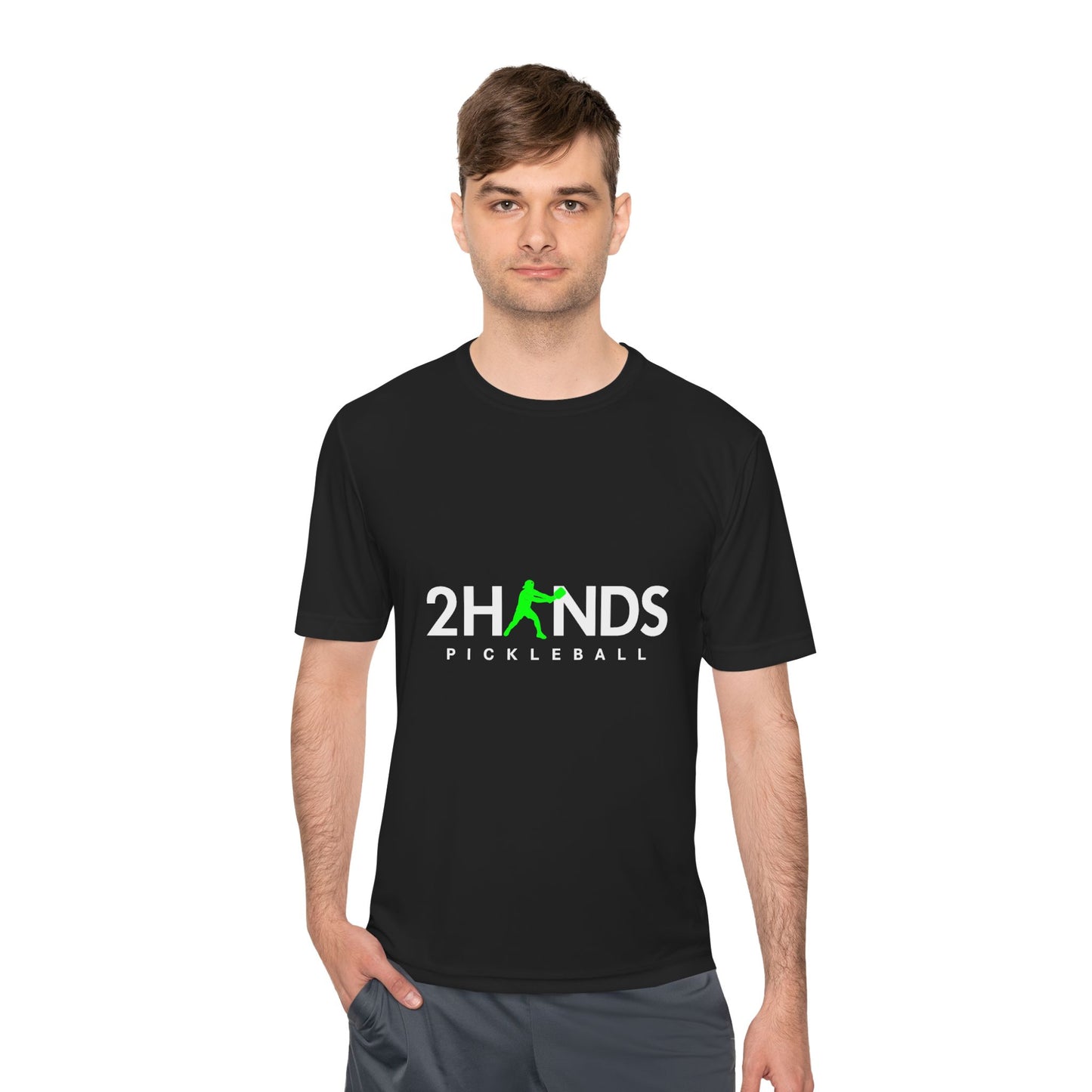 2Hands Pickleball Performance Tee | Lightweight Moisture-Wicking Pickleball Shirt for Men & Women