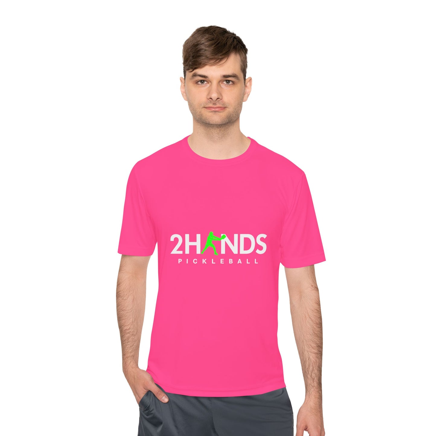 2Hands Pickleball Performance Tee | Lightweight Moisture-Wicking Pickleball Shirt for Men & Women