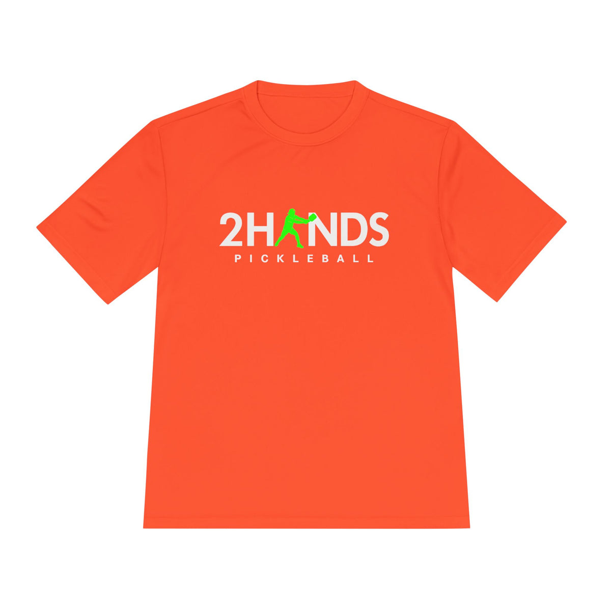 2Hands Pickleball Performance Tee, Red Color Options | Lightweight Moisture-Wicking Pickleball Shirt