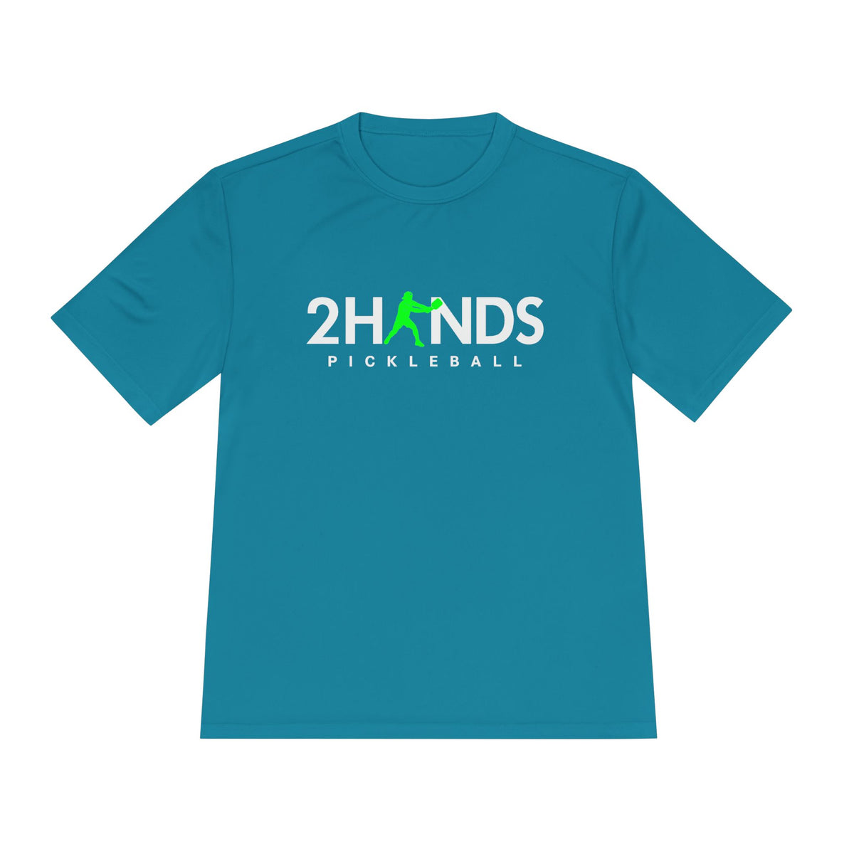 2Hands Pickleball Performance Tee, Red Color Options | Lightweight Moisture-Wicking Pickleball Shirt
